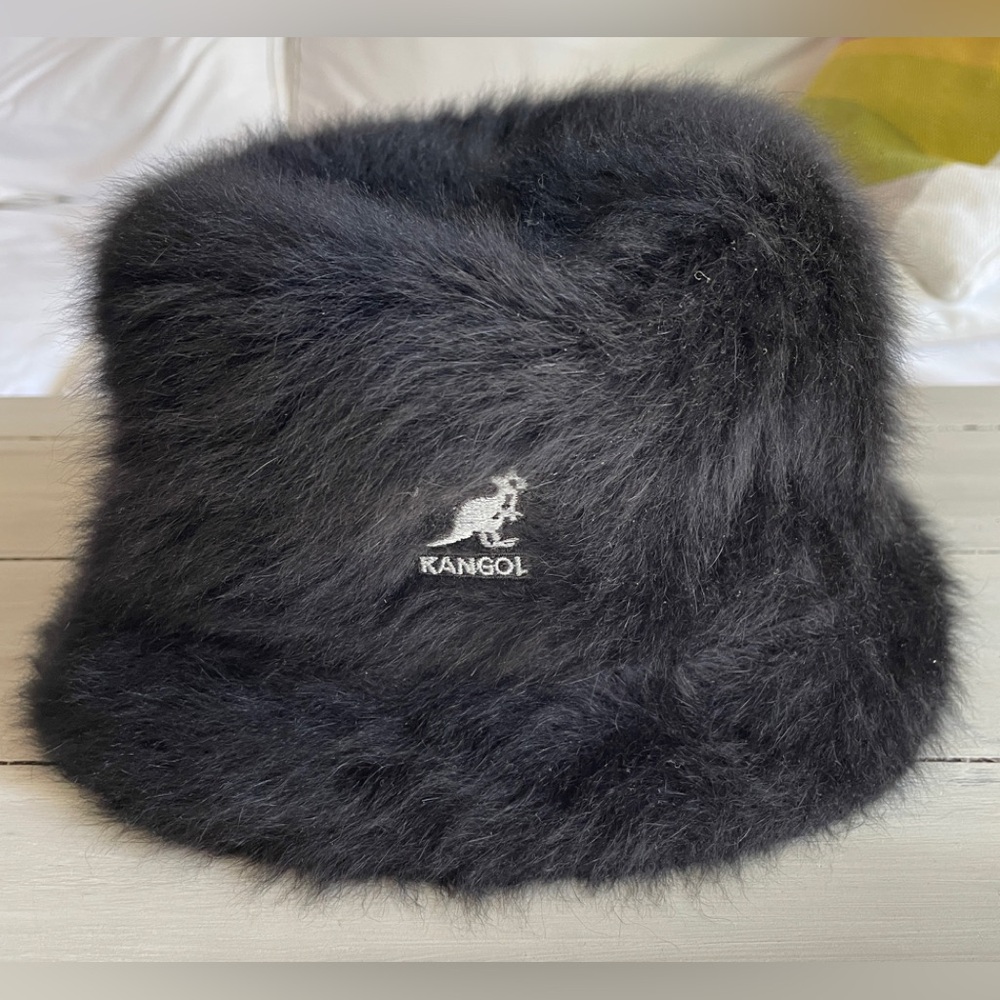 Kangol Black Furgora Casual Bucket Hat